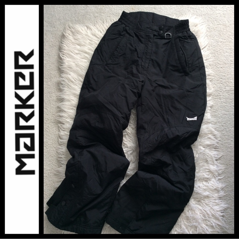 Marker Women’s High Waist Black Ski Pants